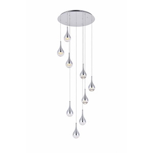 Amherst - 24 Inch 45W 9 Led Chandelier - 877970