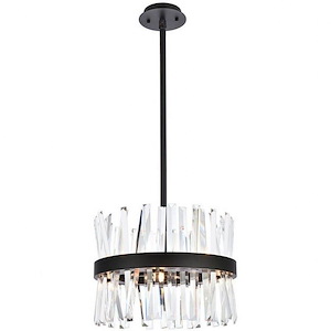 Serephina - 8 Light Round Pendant In Modern Style-12 Inches Tall and 16 Inches Wide - 1302495