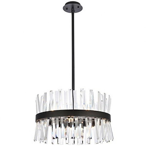 Serephina - 10 Light Round Pendant In Modern Style-12 Inches Tall and 20 Inches Wide