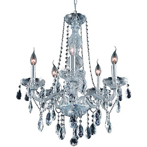 Verona - 5 Light Chandelier-26 Inches Tall and 21 Inches Wide