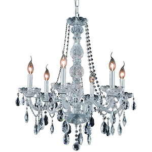 Verona - 6 Light Chandelier-28 Inches Tall and 24 Inches Wide