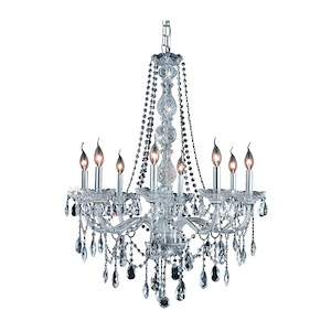 Verona - 8 Light Chandelier-34 Inches Tall and 28 Inches Wide - 1302511