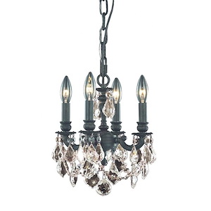 Lille - 4 Light Pendant In Traditional Style-10 Inches Tall and 10 Inches Wide
