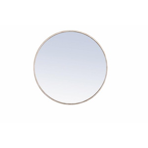 Eternity - 24 Inch Round Metal Frame Mirror