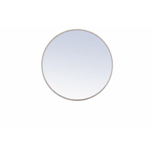Eternity - 28 Inch Round Metal Frame Mirror
