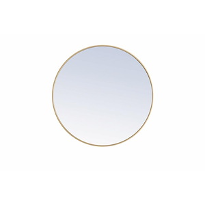 Eternity - 36 Inch Round Metal Frame Mirror - 877304