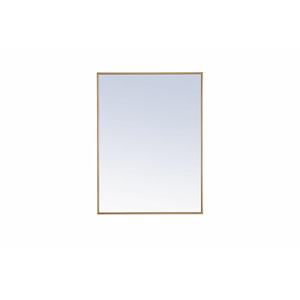 Eternity - 32 Inch Metal Frame Rectangle Mirror - 877115