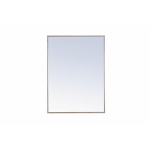 Eternity - 32 Inch Metal Frame Rectangle Mirror - 877116