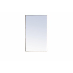 Eternity - 40 Inch Metal Frame Rectangle Mirror - 877209