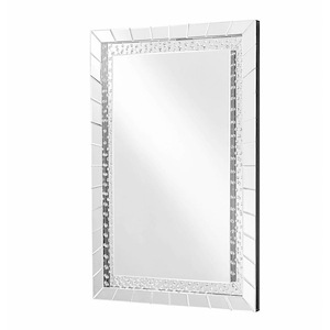 Sparkle - 47 Inch Rectangular Contemporary Crystal Mirror