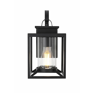 Witte - 1 Light Outdoor Wall Sconce-12.5 Inch Tall and 7 Inch Wide