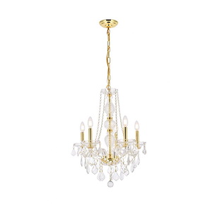 Verona - 5 Light Chandelier-26 Inches Tall and 21 Inches Wide - 1337897