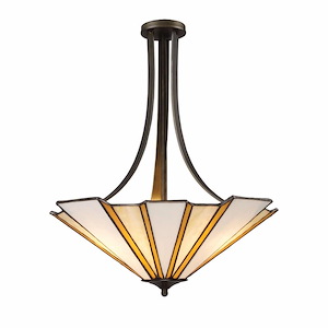 Fulton - 3 Light Pendant-30 Inches Tall and 24 Inches Wide