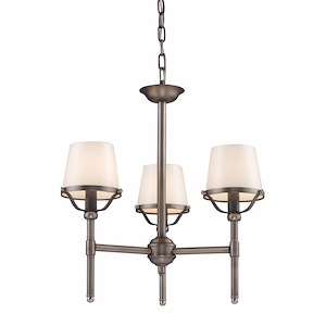 Sutton Place - 3 Light Chandelier-19 Inches Tall and 19 Inches Wide