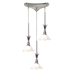 Balini - 3 Light Chandelier-10 Inches Wide