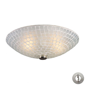 Fusion - 2 Light Semi-Flush Mount in Transitional Style with Art Deco and Boho inspirations - 4.5 Inches tall and 12 inches wide - 749498