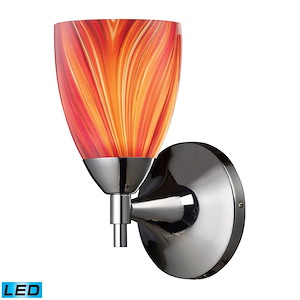 Celina - 9.5W 1 LED Wall Sconce In Contemporary Style-9 Inches Tall and 5.5 Inches Wide