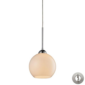 Cassandra - 9.5W 1 LED Mini Pendant in Modern/Contemporary Style with Luxe/Glam and Mid-Century Modern inspirations - 9 Inches tall and 8 inches wide - 1208510