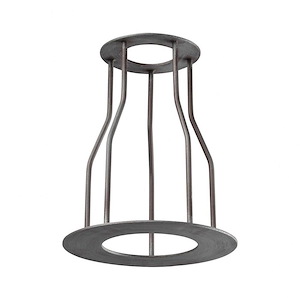 Cast Iron Pipe - 8 Inch Optional Cage Shade