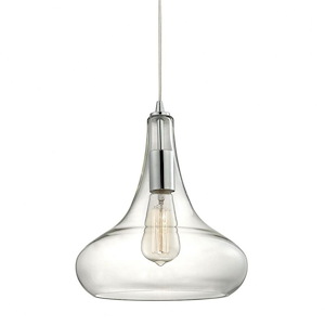 Orbital - 1 Light Mini Pendant in Modern/Contemporary Style with Mid-Century and Scandinavian inspirations - 12 Inches tall and 10 inches wide - 1208618