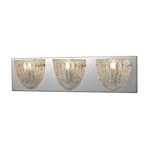 Verannis - 3 Light Bath Vanity in Modern/Contemporary Style with Luxe/Glam and Art Deco inspirations - 6 Inches tall and 21 inches wide - 613367