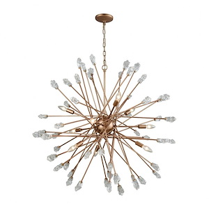 Serendipity - 9 Light Chandelier in Modern/Contemporary Style with Mid-Century and Luxe/Glam inspirations - 37 Inches tall and 38 inches wide - 613426