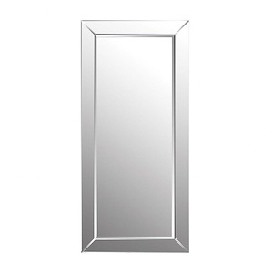 Claire - Modern/Contemporary Style w/ Scandinavian inspirations - Mirror and Wood Glass Framed Floor Leaning Mirror - 78 Inches tall 36 Inches wide - 873079