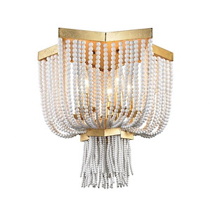 Chaumont - Transitional Style w/ Luxe/Glam inspirations - Metal 5 Light Flush Mount - 15 Inches tall 16 Inches wide