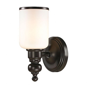 Bristol - 1 Light Wall Sconce In Traditional Style-10 Inches Tall and 5 Inches Wide