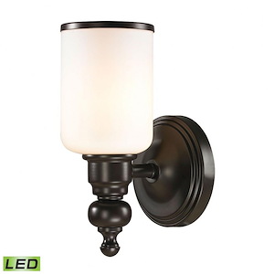 Bristol - 9.5W 1 LED Wall Sconce In Traditional Style-10 Inches Tall and 5 Inches Wide - 1273412