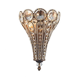 Christina - 2 Light Wall Sconce In Traditional Style-16 Inches Tall and 11 Inches Wide - 1273388
