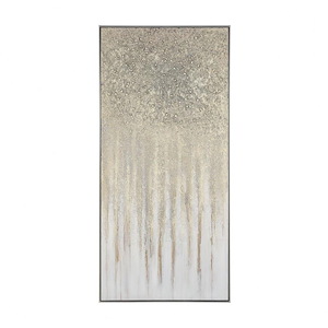 Vesper - Modern/Contemporary Style w/ Luxe/Glam inspirations - Stretched Canvas Wall Decor - 60 Inches tall 29 Inches wide