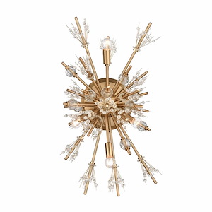 Starburst - 4 Light Wall Sconce In Modern Style-26 Inches Tall and 13 Inches Wide - 1118354
