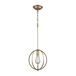 Stanton - 1 Light Mini Pendant In Mid-Century Modern Style-11 Inches Tall and 10 Inches Wide