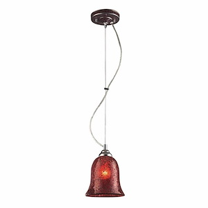 Bellisimo - 1 Light Light Mini Pendant-10 Inches Tall and 7 Inches Wide
