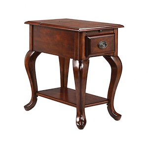 Shenandoah - 23 Inch Chairside Table with USB/Electrical Outlets