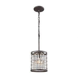 Nadina - 1 Light Mini Pendant In Farmhouse Style-16 Inches Tall and 7 Inches Wide