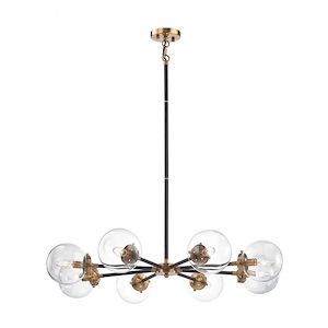 Boudreaux - 8 Light Chandelier in Modern/Contemporary Style with Mid-Century and Retro inspirations - 6 Inches tall and 36 inches wide - 521626