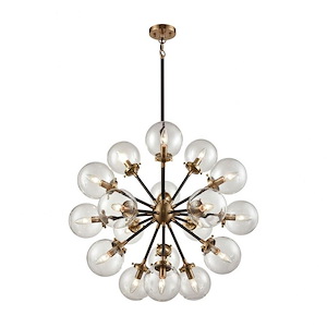 Boudreaux - 8een Light Chandelier in Modern/Contemporary Style with Mid-Century and Retro inspirations - 28 Inches tall and 32 inches wide - 613490