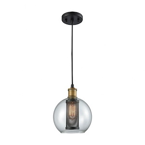 Bremington - 1 Light Configurable Pendant In Modern Style-10 Inches Tall and 8 Inches Wide