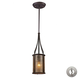 Barringer - 1 Light Mini Pendant in Traditional Style with Country/Cottage and Southwestern inspirations - 19 Inches tall and 6 inches wide - 1208506
