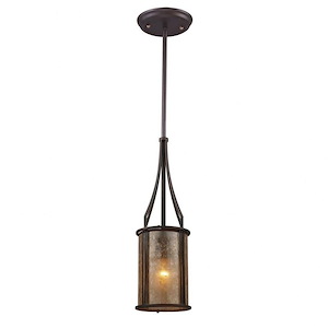 Barringer - 1 Light Mini Pendant In Traditional Style-19 Inches Tall and 6 Inches Wide