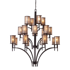 Barringer - Twenty Light Chandelier in Traditional Style with Country/Cottage and Southwestern inspirations - 59 Inches tall and 50 inches wide
