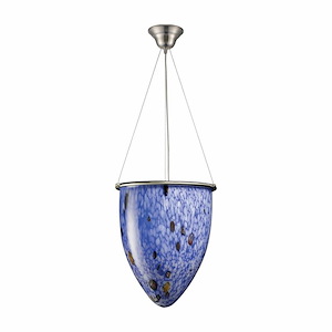 Uovo - 1 Light Pendant-16 Inches Tall and 14 Inches Wide