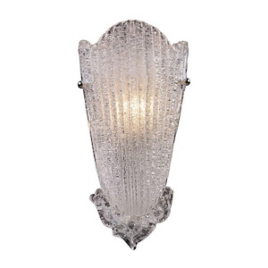 Providence - 1 Light Wall Sconce in Traditional Style with Victorian and Luxe/Glam inspirations - 16 Inches tall and 8 inches wide - 106222