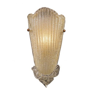 Providence - 1 Light Wall Sconce in Traditional Style with Victorian and Luxe/Glam inspirations - 16 Inches tall and 8 inches wide