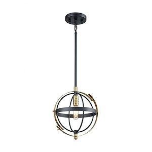 Caldwell - 1 Light Mini Pendant in Transitional Style with Urban/Industrial and Country/Cottage inspirations - 11 Inches tall and 10 inches wide - 705033