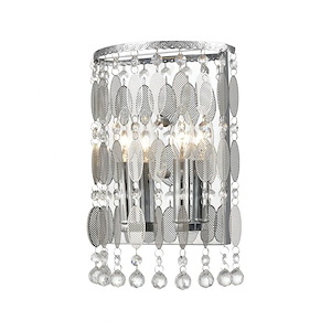 Chamelon - 2 Light Wall Sconce in Modern/Contemporary Style with Luxe/Glam and Boho inspirations - 12 Inches tall and 8 inches wide