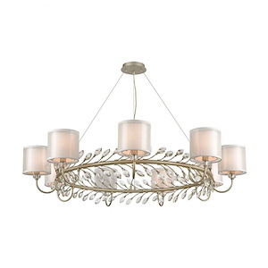 Asbury - 9 Light Chandelier In Traditional Style-10 Inches Tall and 48 Inches Wide