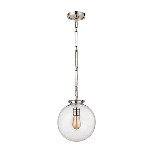 Gramercy - 1 Light Mini Pendant In Mid-Century Modern Style-13 Inches Tall and 11 Inches Wide